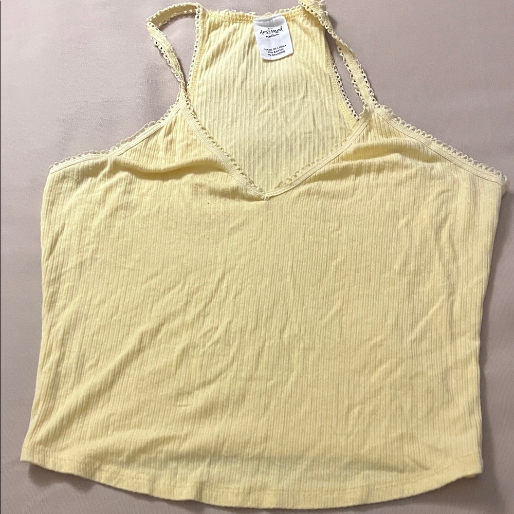 Pastel Yellow Women's Tank Top